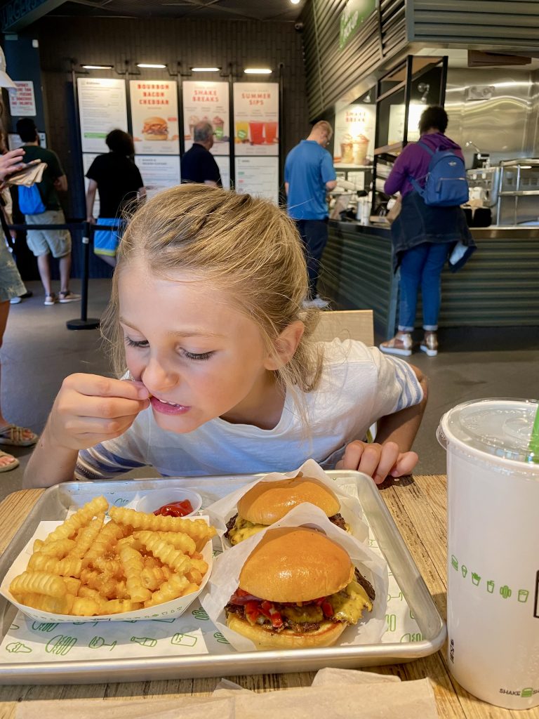USA aus Kindersicht Cheeseburger schmecken immer